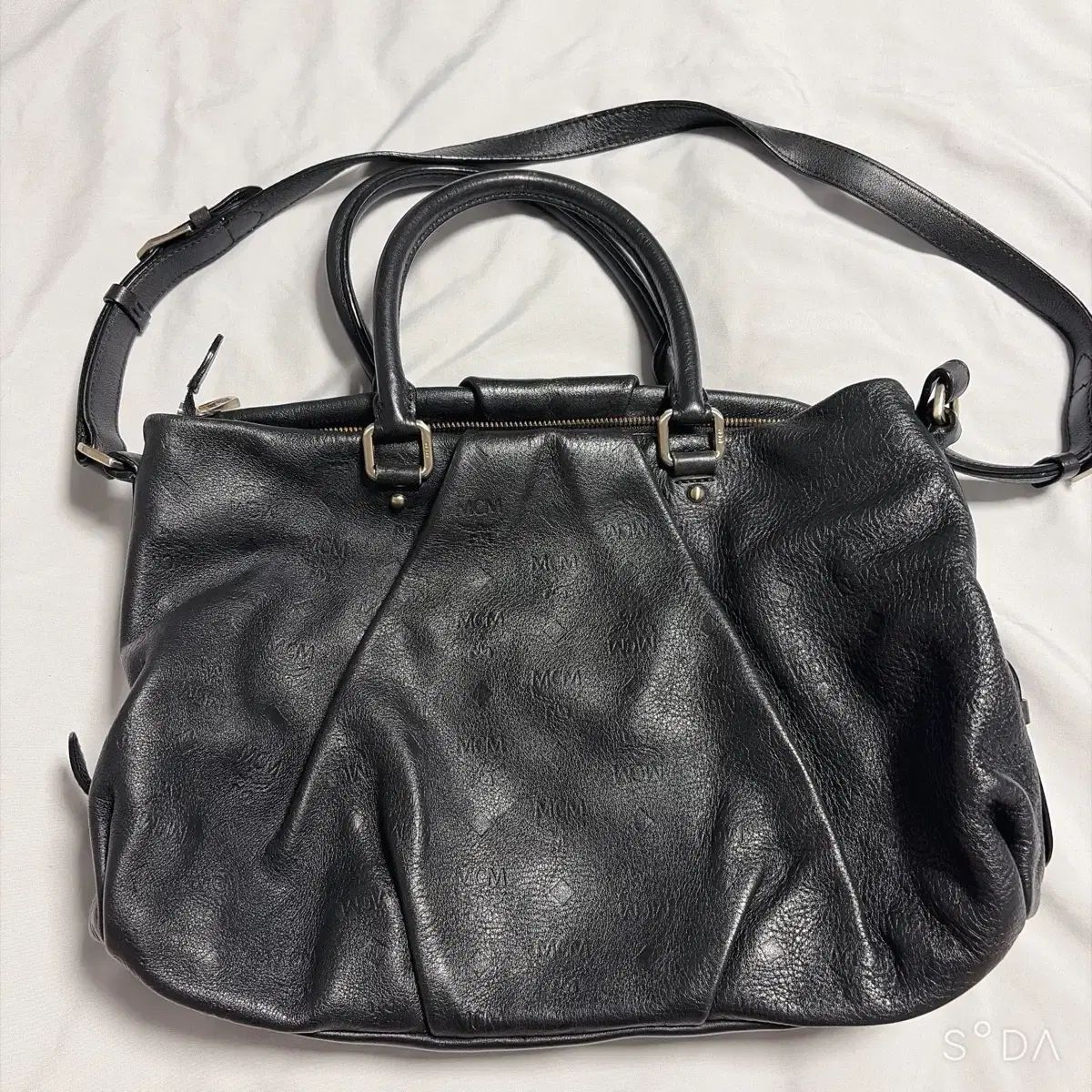 MCM エム シー エム ブラック トート兼 クロスバック