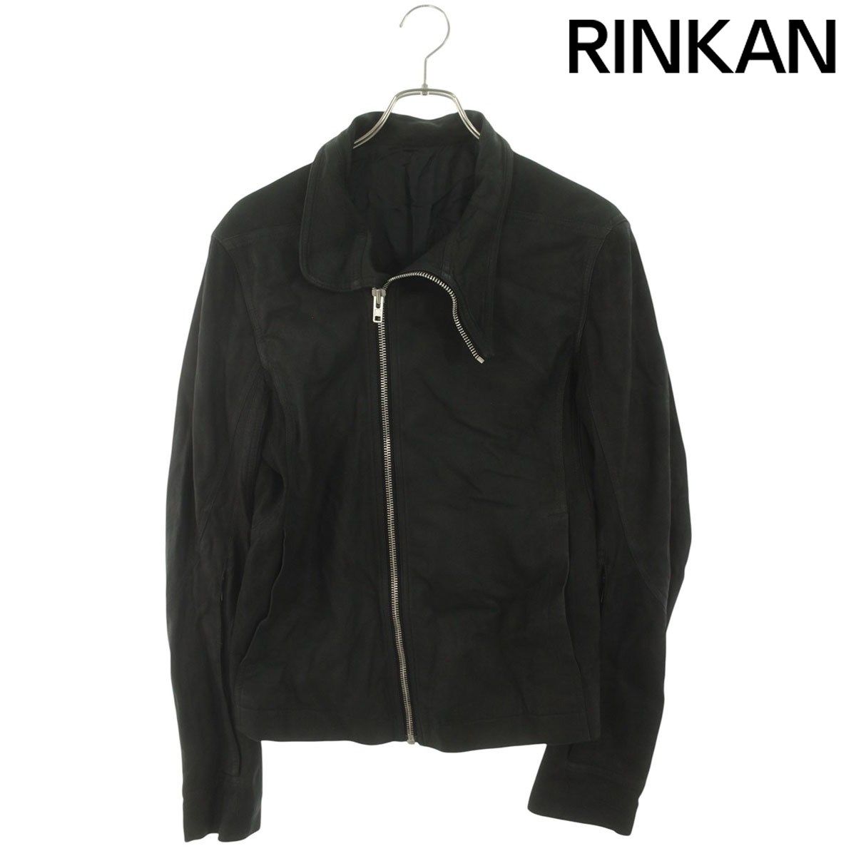 リックオウエンス RU16S3762-LN MOLLINO BIKER モリーノバイカーレザージャケット メンズ 48 59,917円
