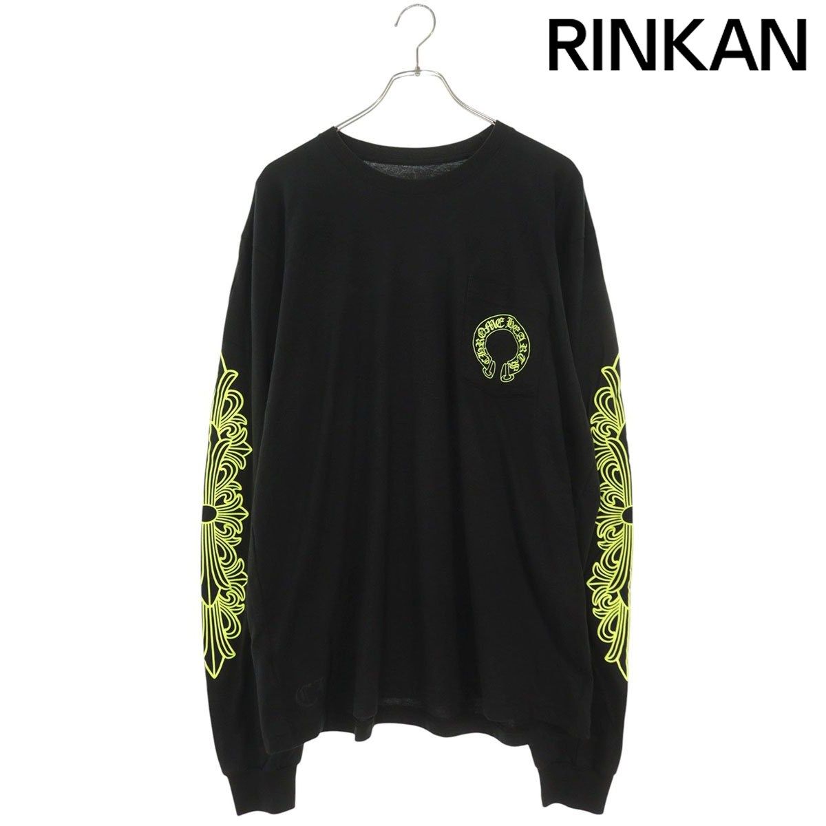 クロムハーツ CH L/S /1 バックホースシュープリント長袖カットソー メンズ XL