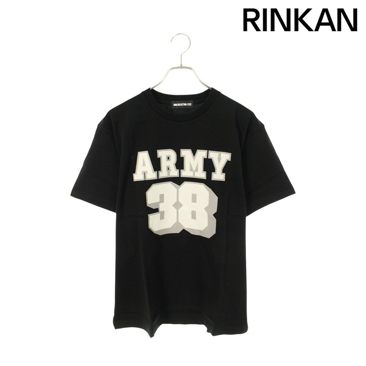 ゴッドセレクショントリプルエックス GX-A25-ST-02 英字プリントTシャツ メンズ S