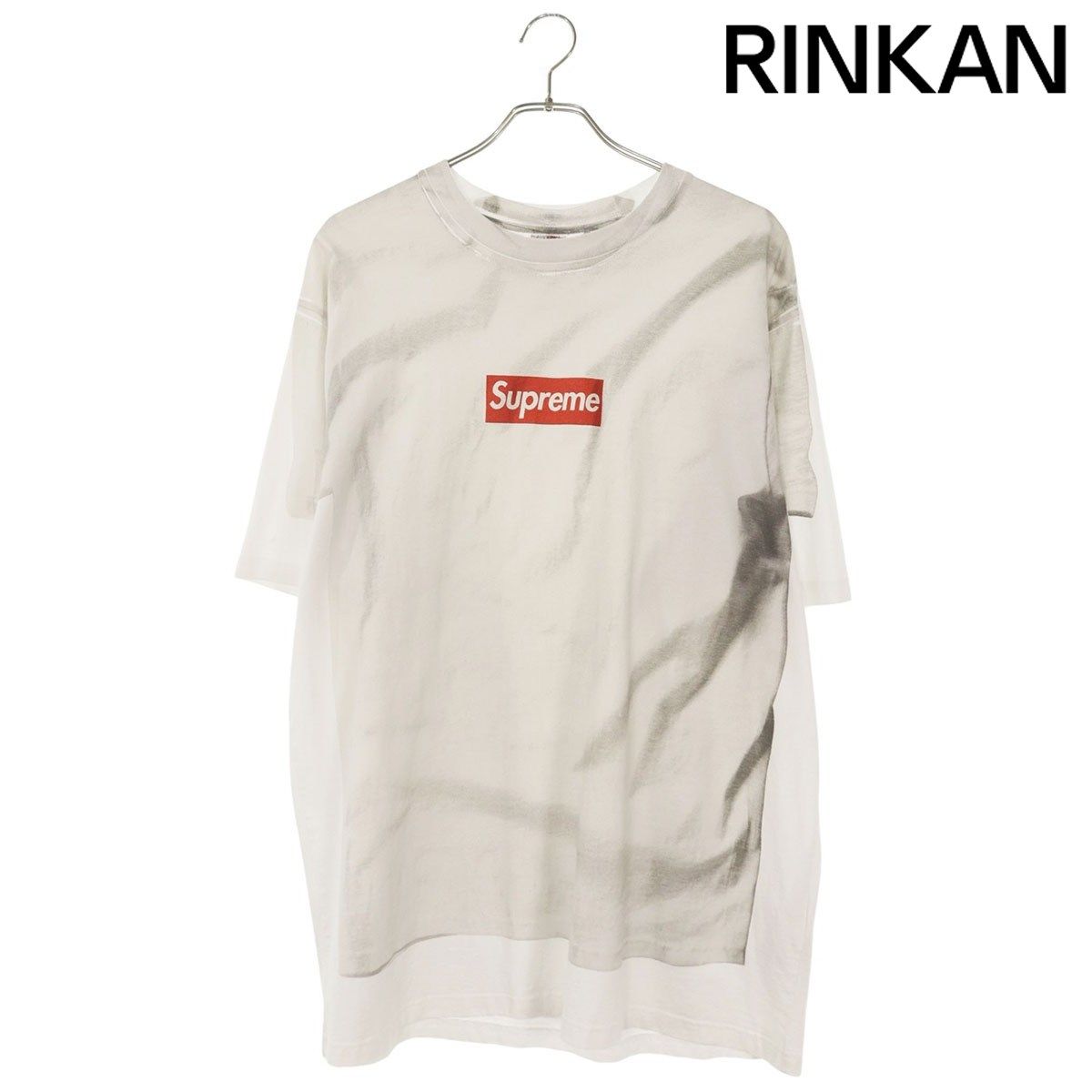 シュプリーム ×エムエムシックス MM6 24SS Box Logo Tee 転写プリントボックスロゴTシャツ メンズ XL