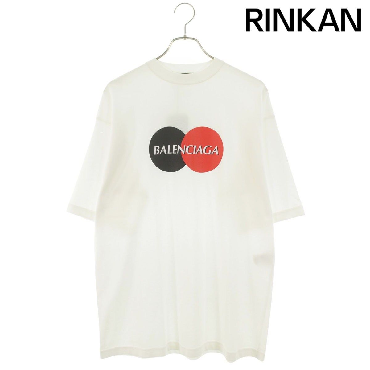 バレンシアガ 620969 TIV79 フロントプリントTシャツ メンズ XXS