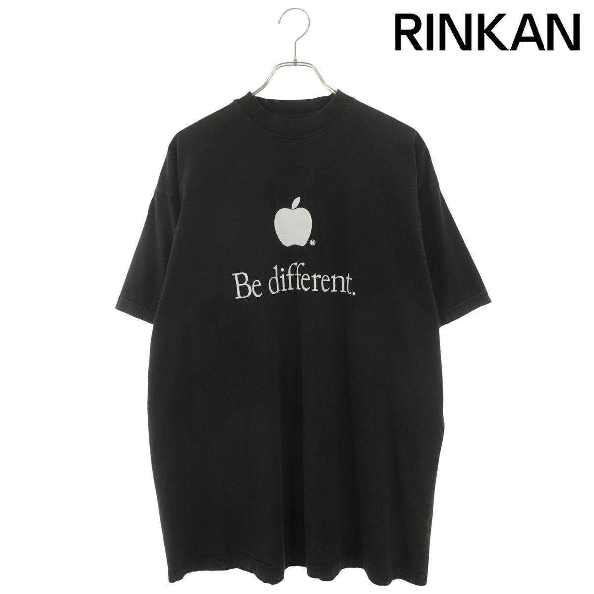 バレンシアガ 712398 TNVB3 Be Different刺繍Tシャツ メンズ 1