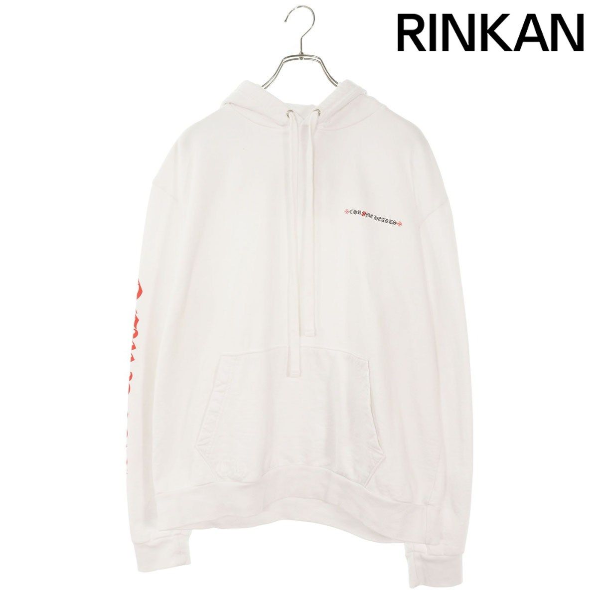 クロムハーツ SWTSHRT HD PLVR ニューヨーク限定ローリングストーンズプリントパーカー メンズ M