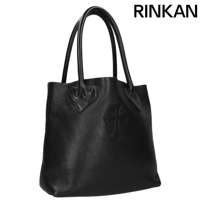 クロムハーツ FS TOTE/FSトート クロスパッチ付きレザートートバッグ メンズ