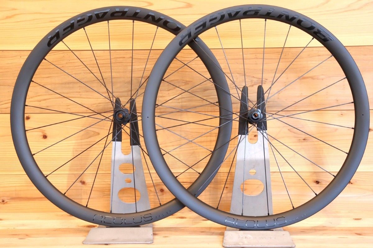 ボントレガー BONTRAGER アイオロス AEOLUS PRO 37 カーボン チューブレス ホイールセット シマノ12/11S 21C 【千葉店】