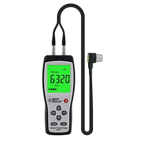 デジタル超音波厚さ計 スマートセンサーAS840超音波厚さ計 音速計 金属深さテスター 製造分野、金属加工、商業検査に適用★m