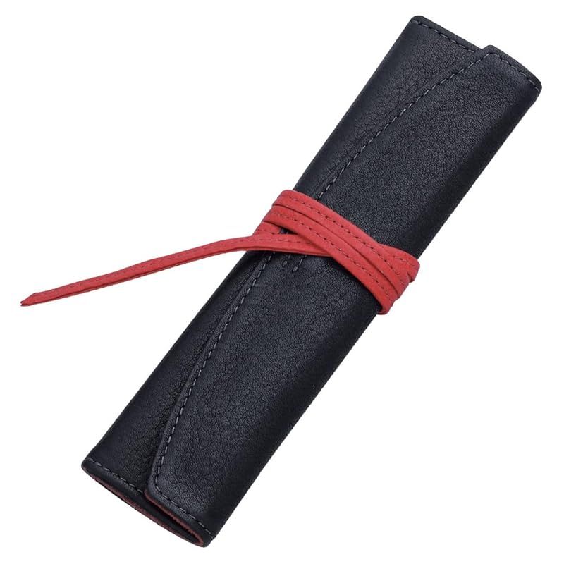 【新品】 PILOT ペンケース ペンサンブル ロール1ポケット 01 BR ブラックレッド PSR101BR