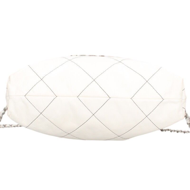 シャネル CHANEL シャネル22リュックラージ AS3313 ホワイト SV金具 カーフ レディース ショルダーバッグ シャネル CHANEL シャネル22リュックラージ AS3313 ホワイト SV金具