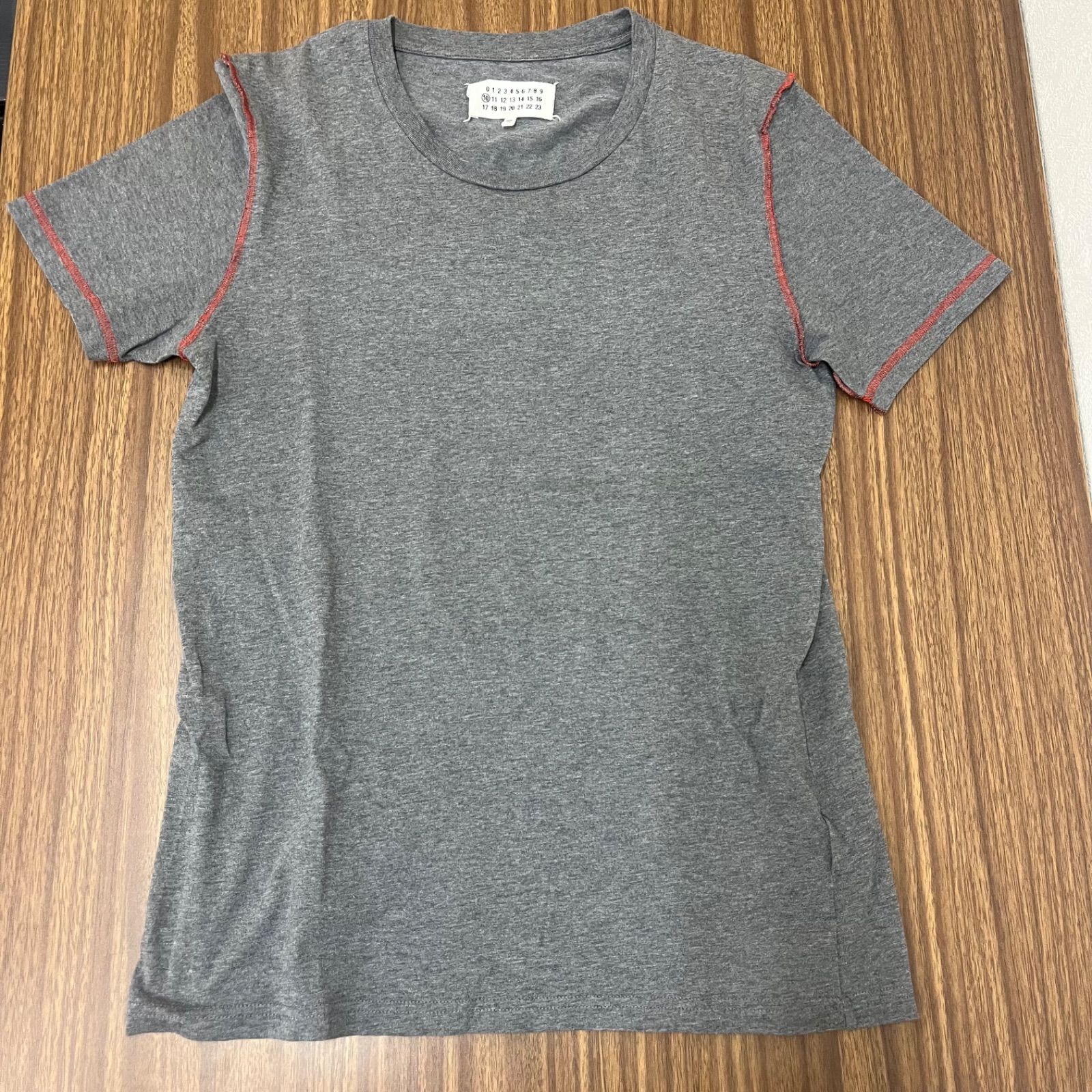 (b)マルタン マルジェラ Martin Margiela アウトシーム Tシャツ グレー Sサイズ /10097