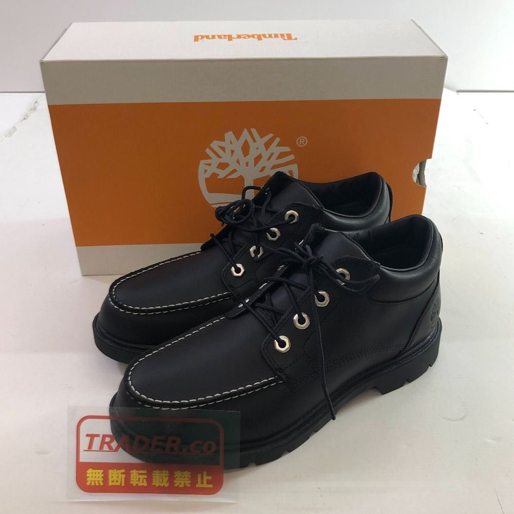 04w6913∞※【中古】 Timberland ティンバーランド ベーシック シングル モック トゥ オックス WP TB0A6EU1W02 ブラック 26cm ブーツ 【八王子店】