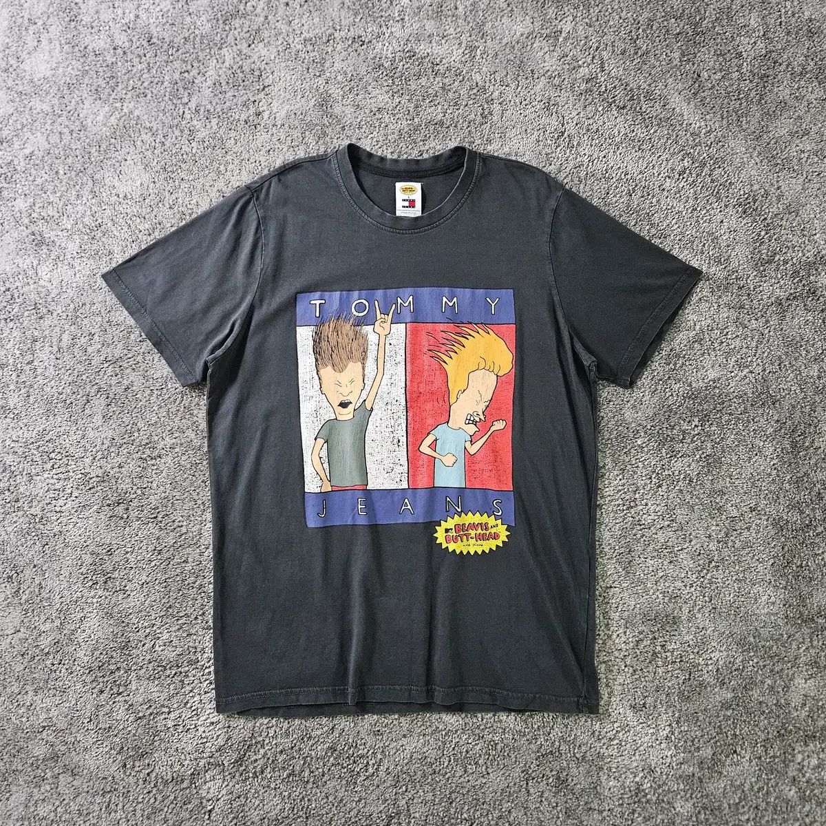 TOMMY JEANS ビビス アンド バート ヘッド 半袖 Tシャツ