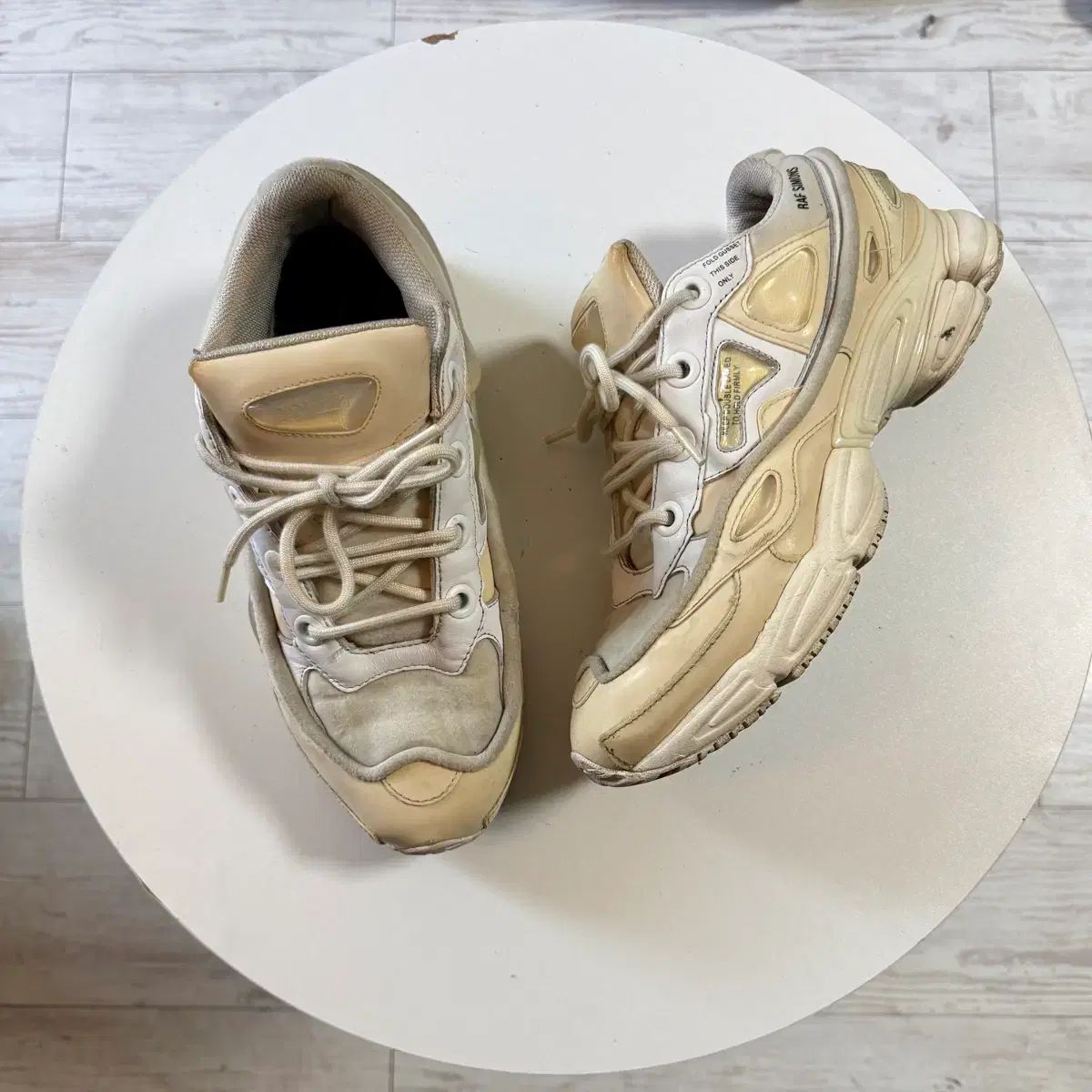adidas x RAF SIMONS ラフ シモンズ オズウィーゴ クリーム/ベージュ - 260サイズ