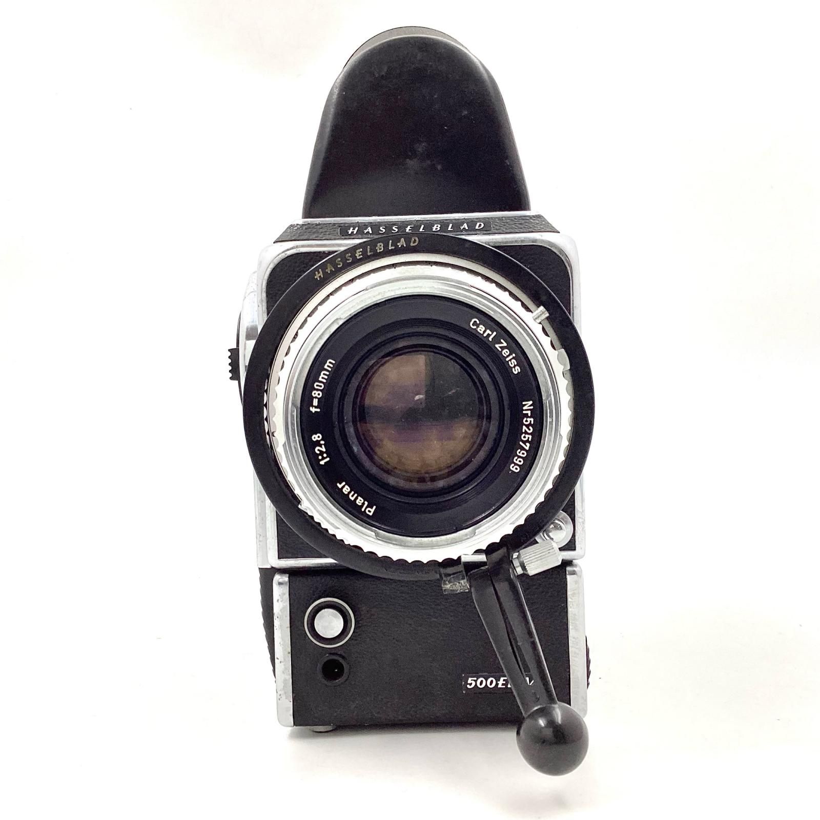 【最速発送】Hasselblad 500EL/M Planar 2.8 80 シルバー【難有】