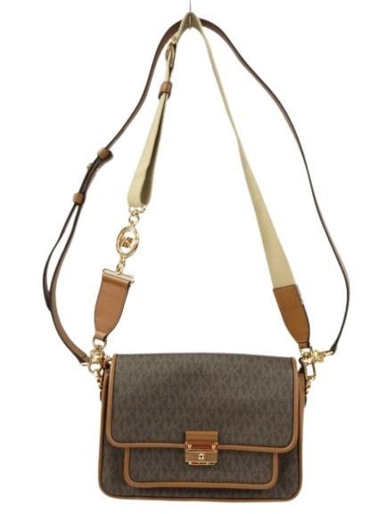 マイケルコース MICHAEL KORS ブラッドショー ショルダーバッグ BRADSHAW ブラウン 茶 MKシグネチャー かばん