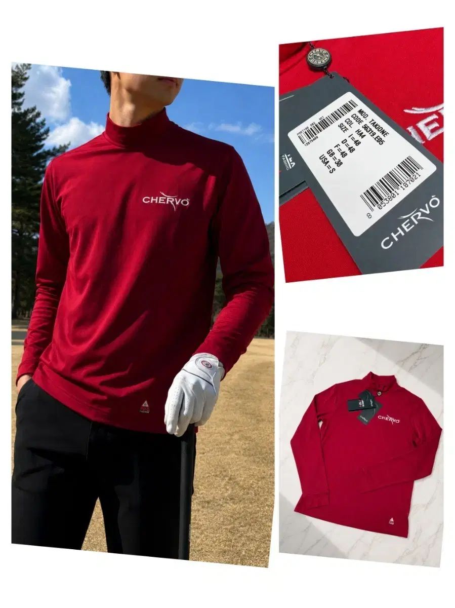 (正規品/新品) シェルボ メンズ ゴルフ タートルネック 機能性 長袖 Tシャツ