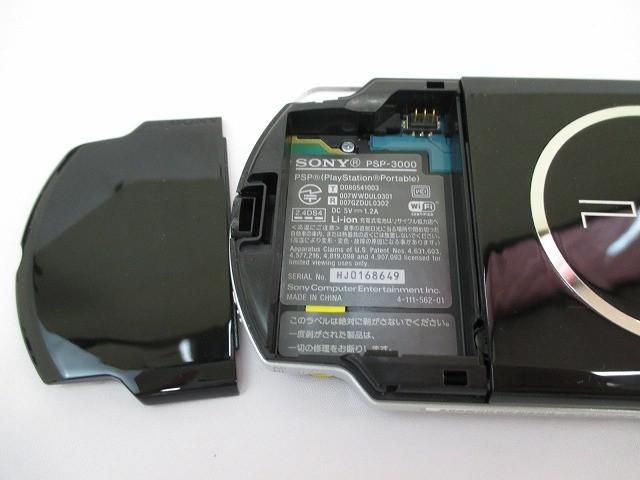 中古品 ゲーム PSP 本体 PSP3000 ピアノブラック 動作品 箱 周辺機器