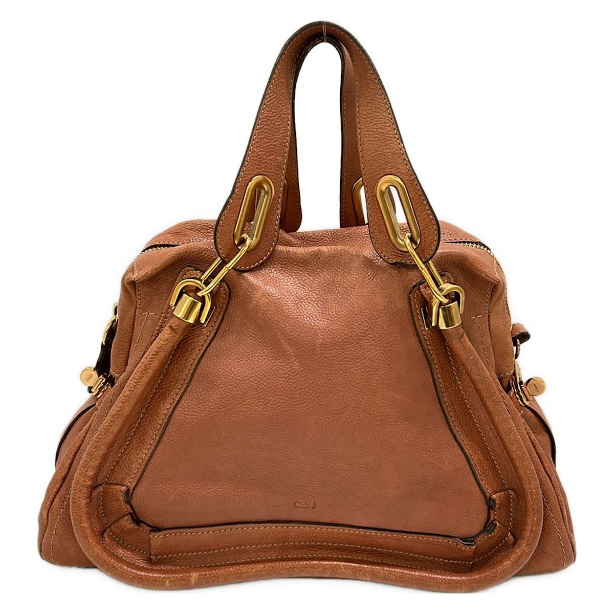 Chloe(クロエ) ハンドバッグ パラティ ブラウン レザー