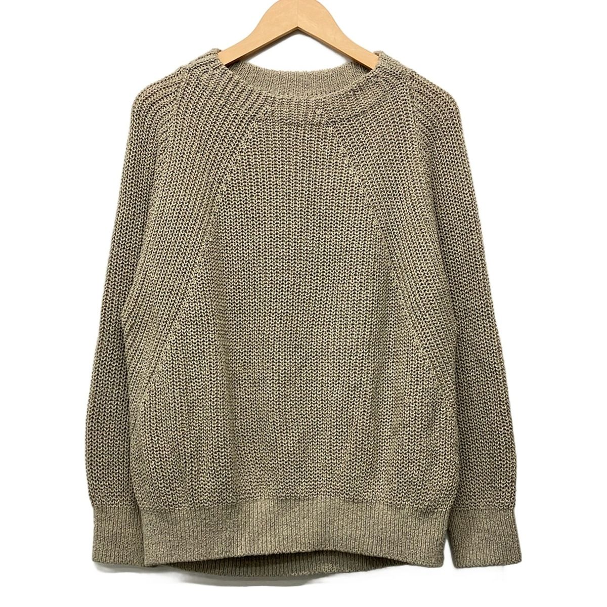 MUSE de DEUXIEME CLASSE(ミューズデドゥーズィエムクラス) 長袖セーター レディース美品 - ベージュ