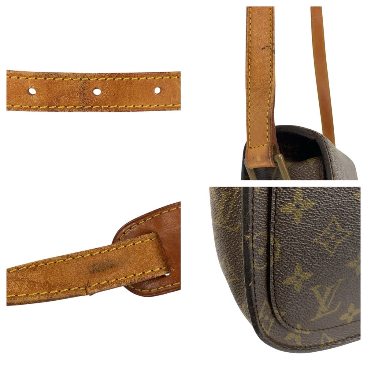 LOUIS VUITTON ルイヴィトン モノグラム サンクルーGM ブラウン
