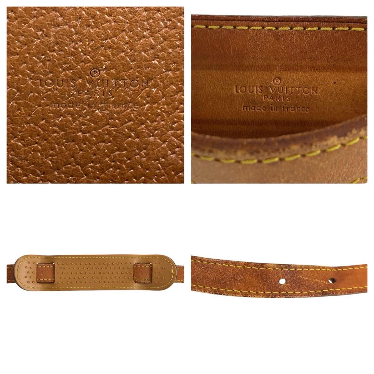 LOUIS VUITTON ルイヴィトン モノグラム サンクルーGM ブラウン ゴールド金具 PVC /レザー M51242 ショルダーバッグ ポシェット レディース 601901 【中古】 LOUIS VUITTON ルイヴィトン モノグラム サンクルーGM ブラウン