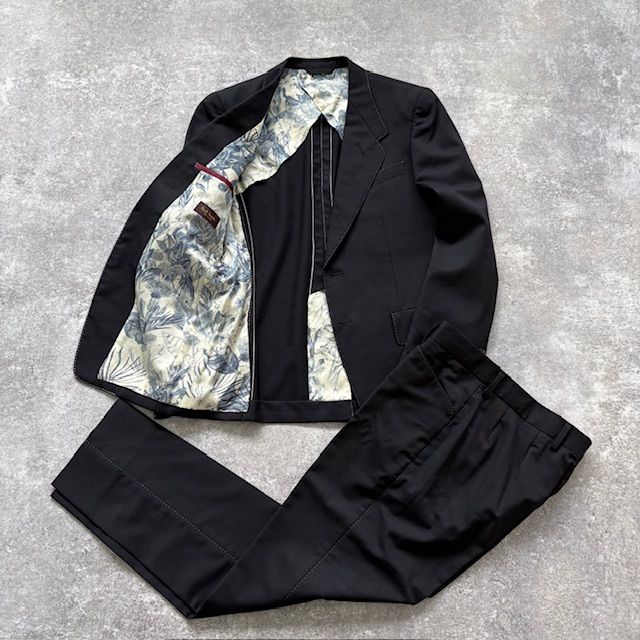 Paul Smith 裏地フラワー 総柄 スーツ セットアップ
