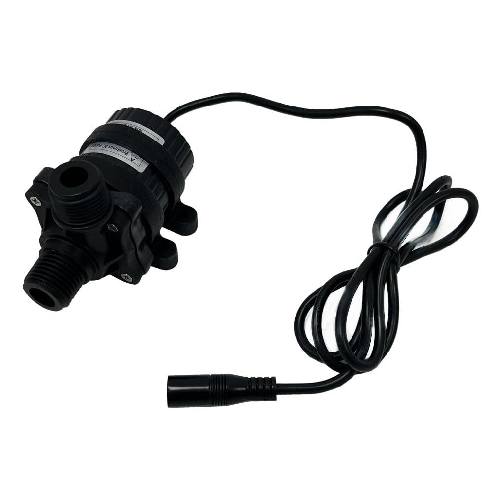 SHYSKY DC40F-2460 24V 小型水中ウォーターポンプ、マイクロブラシレス DC ウォーターポンプ、28.8W、960LPH 6M、小型サイズ、プラグ付き、シリコンダンピング、低ノイズ★m