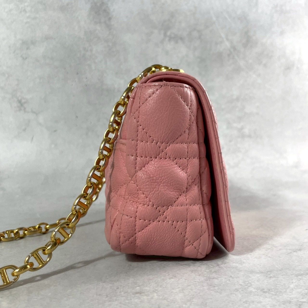 美品 Christian Dior ディオール カロ チェーン ショルダーバッグ 
