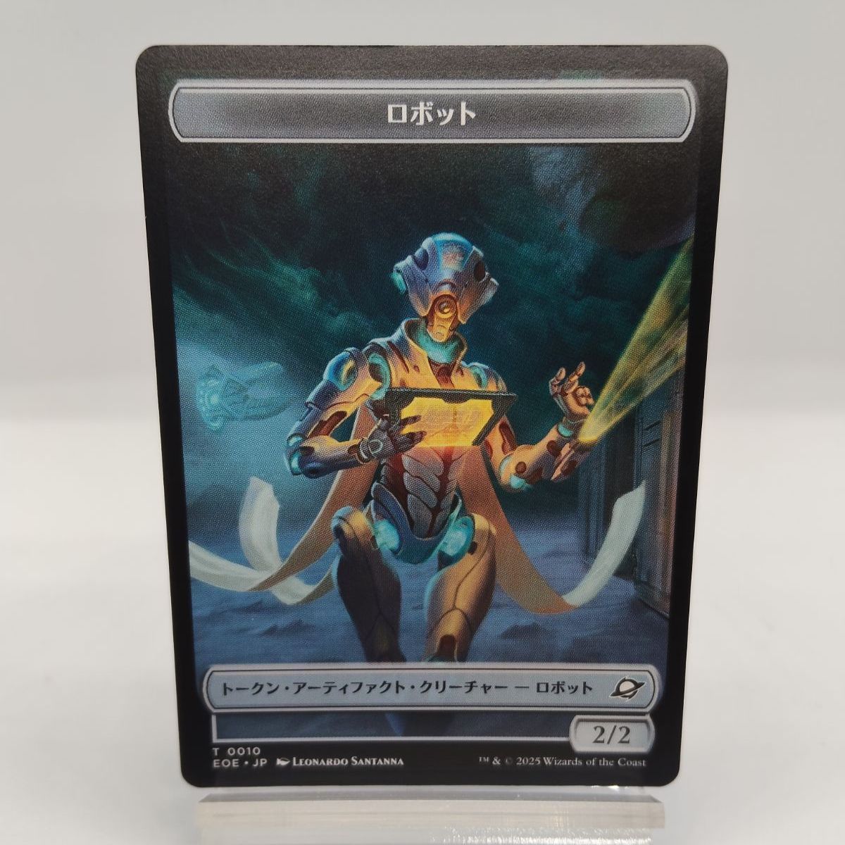新品】MTG 冷酷な船長、テゼレット 紋章 / ロボット トークン 久遠の