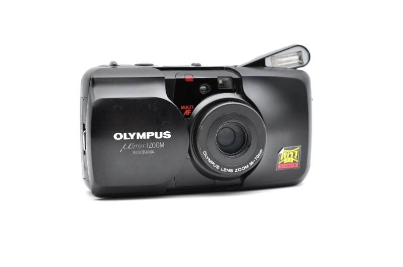 【動作ＯＫ】OLYMPUS μ[mju:] ZOOM PANORAMA コンパクトフィルムカメラ
