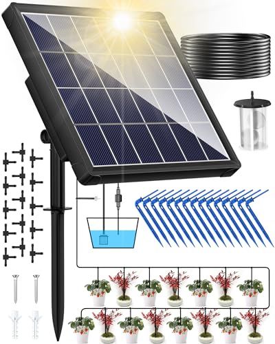 ☆新品☆NFESOLAR 自動散水器 ソーラー式 15鉢同時給水 6モード切替 15mホース付き 水やりタイマー 植物 自動水やり ビオトープ 盆栽 ベランダ園芸 庭園用 日本語説明書付 08ff2972