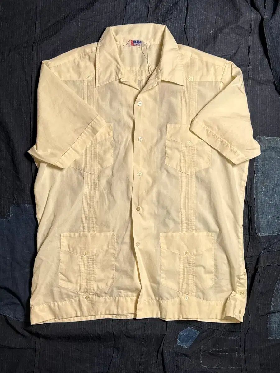 70-80s ロマニ グァジャベーラ シャツ XL