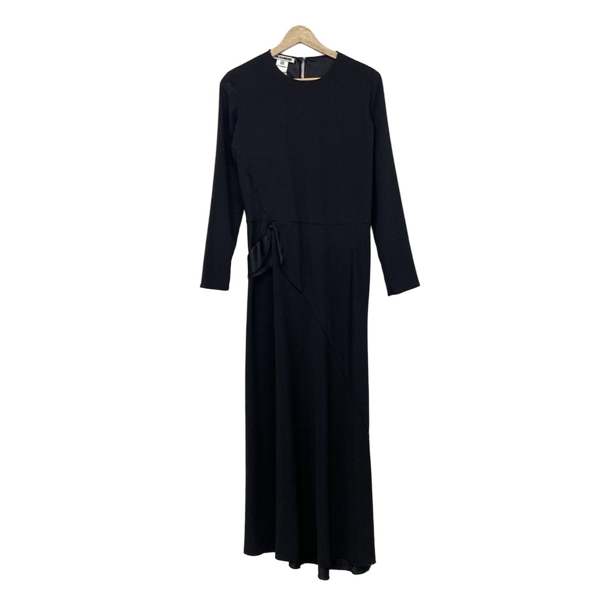 JILSANDER(ジルサンダー) ワンピース サイズ34 XS レディース美品 - 黒 長袖/ロング