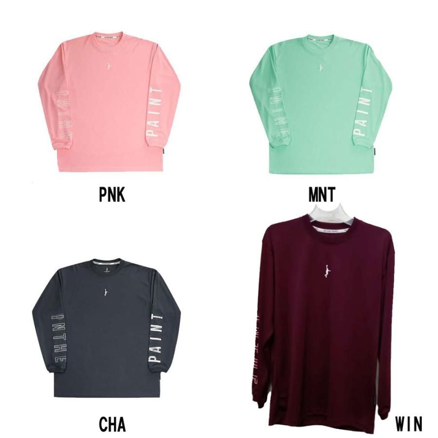 INTHEPAINT インザペイント LONG SLEEVE SHIRTS ITP23422 バスケット Tシャツ バスケットボール 長袖 練習着