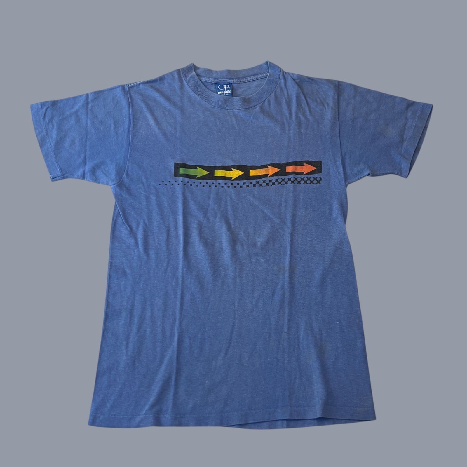 USA製 88年 Ocean Pacific S/S Tee L ブルー 青 オーシャンパシフィック OP オールドサーフ 80s 90s 古着 7,285円
