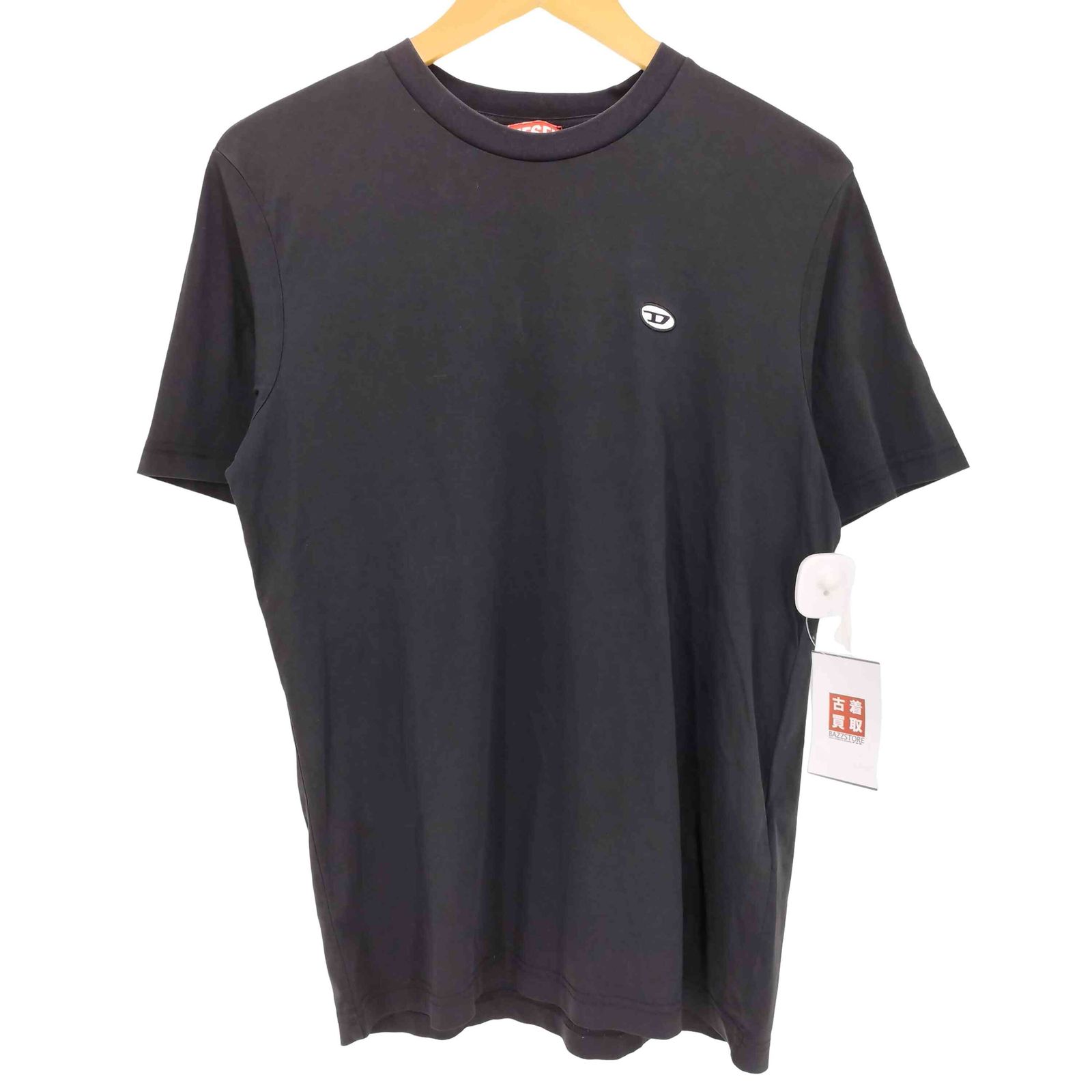 ディーゼル DIESEL T-JUST-DOVAL-PJ ロゴ刺繍 クルーネック 半袖Tシャツ メンズ import：XS