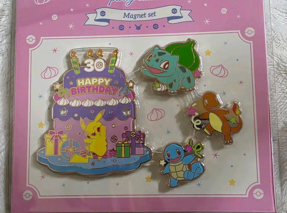 ポケモン 30周年 誕生日 ポップアップ限定 1世代 麻 マグネット セット