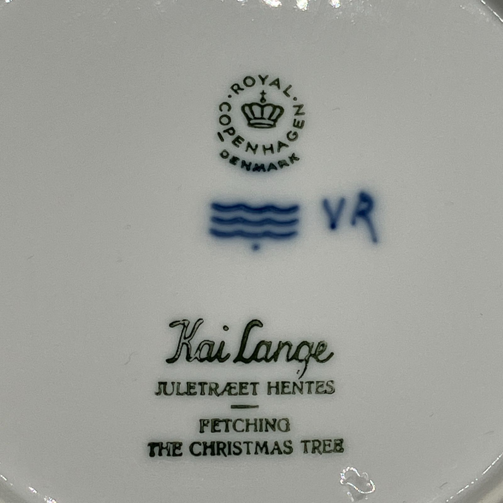 ロイヤルコペンハーゲン 1964年『 クリスマスツリーを採りに 』 1級品