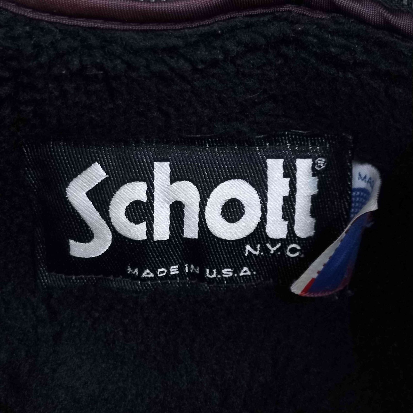 超希少 90s ショット Schott ランチャー スエードボアジャケット 楽天