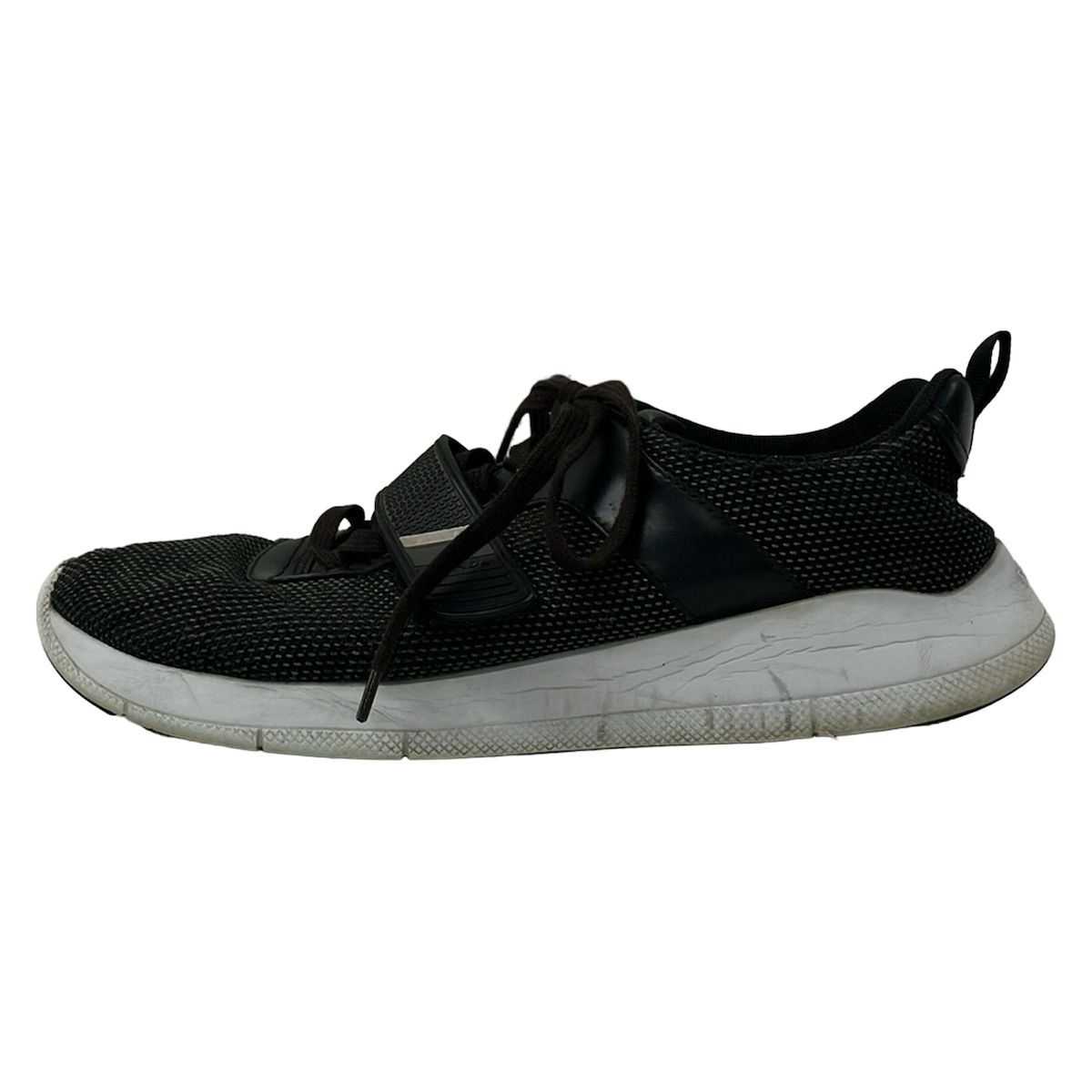 PRADA SPORT(プラダスポーツ) スニーカー 4E メンズ - 黒 インソール取外し可