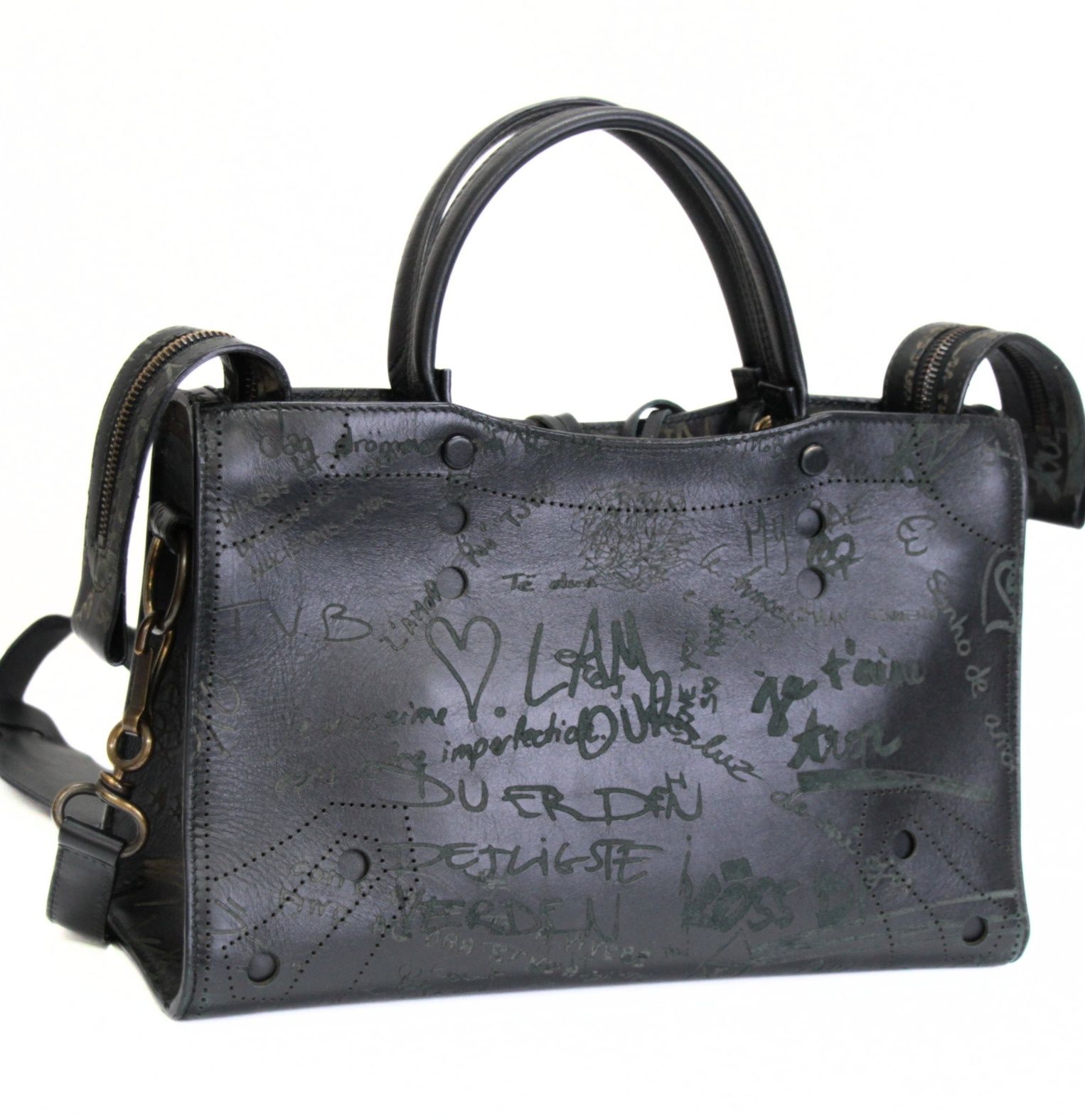 BALENCIAGA バレンシアガ ブラックアウトシティ 2WAYショルダーバッグ 