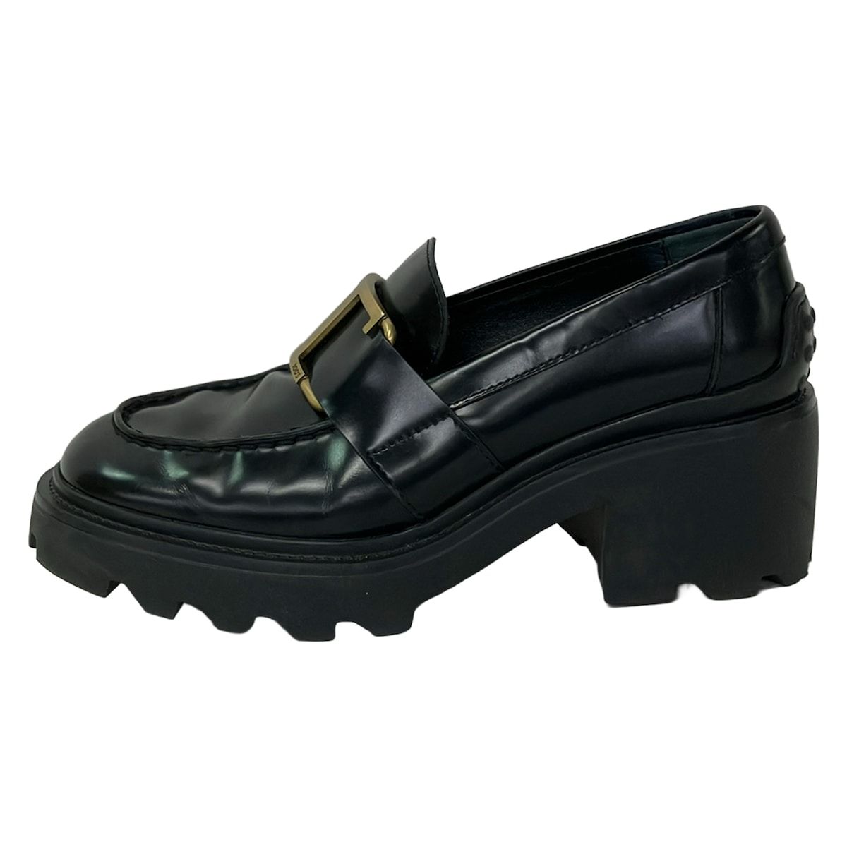 TOD'S(トッズ) ローファー 36 1/2 レディース - 黒 レザー