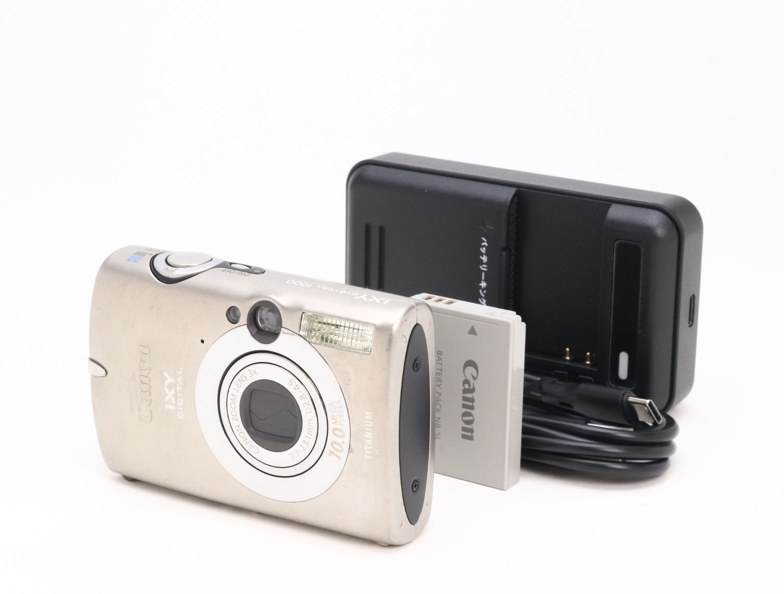 C (やや難あり) Canon キヤノン IXY DIGITAL 1000 返品不可 55-24