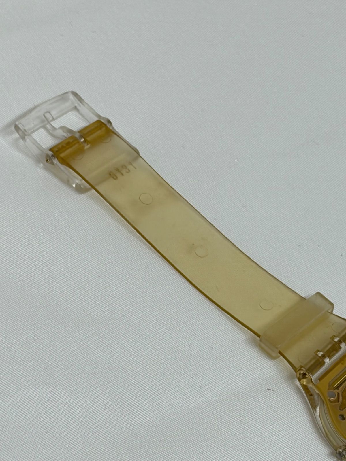 希少品〉初代 swatch skin ゴールドジェリースキン - メルカリ