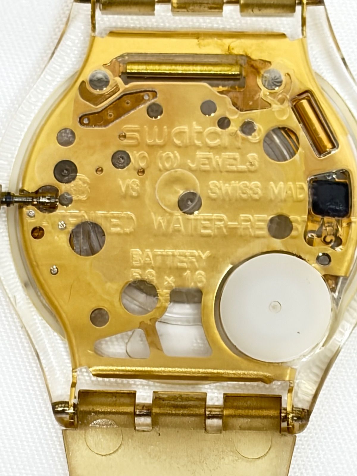 希少品〉初代 swatch skin ゴールドジェリースキン - メルカリ