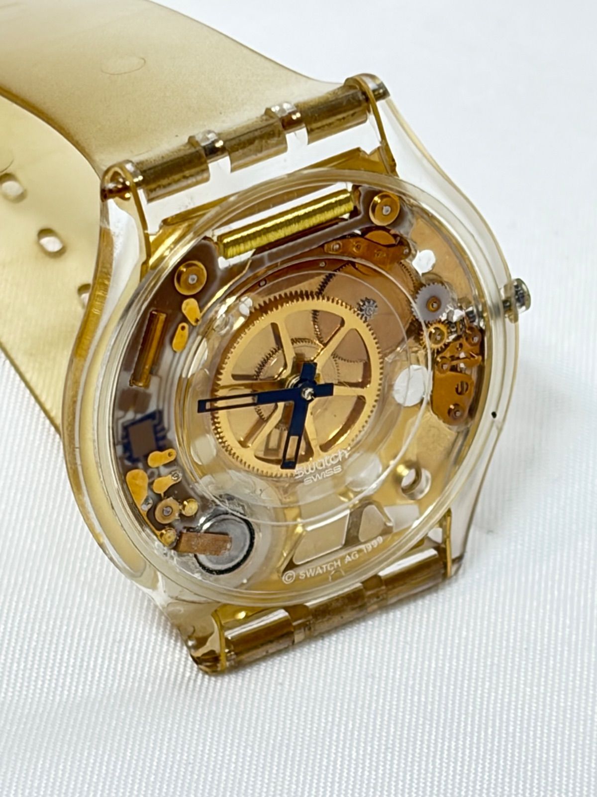 希少品〉初代 swatch skin ゴールドジェリースキン - メルカリ