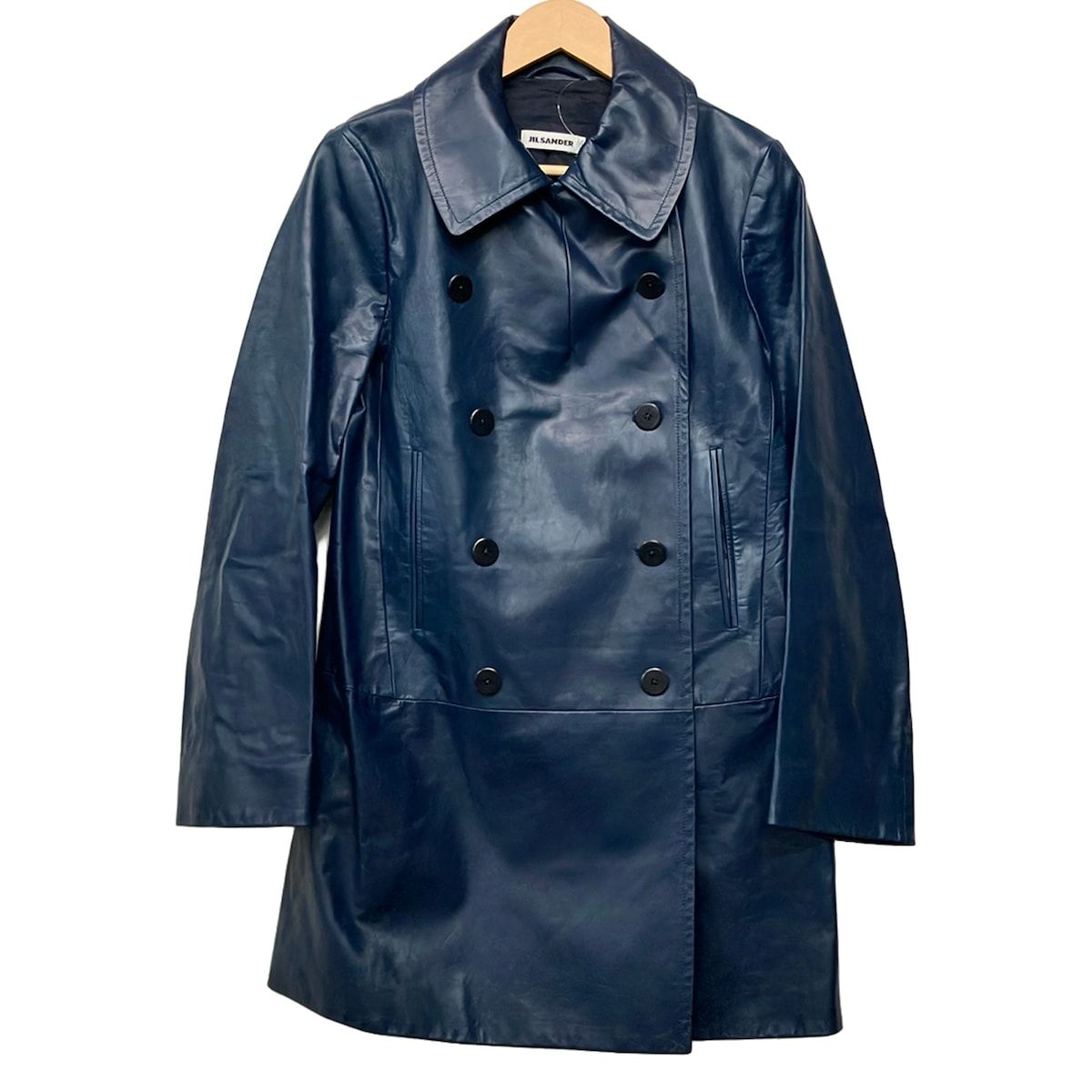 JILSANDER(ジルサンダー) コート サイズ40 M レディース美品 - ブルー