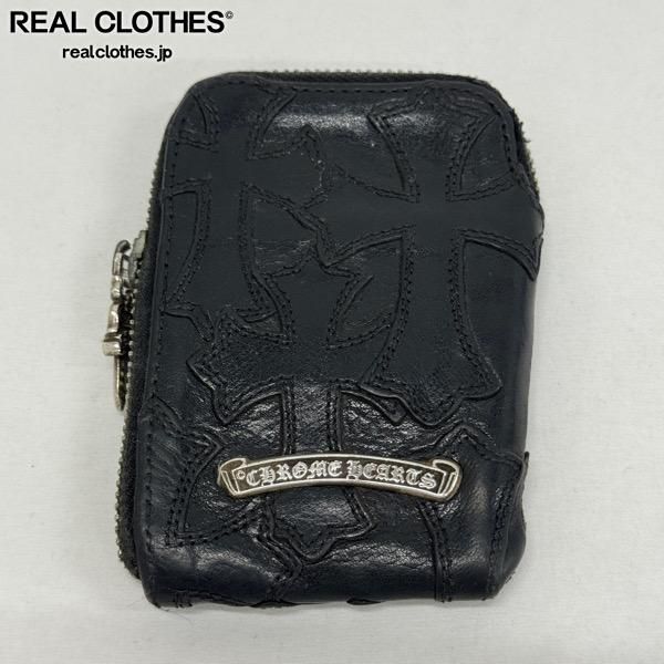CHROME HEARTS/クロムハーツ ONE TRILLION DLRS CEME LD セメタリークロスミニウォレット