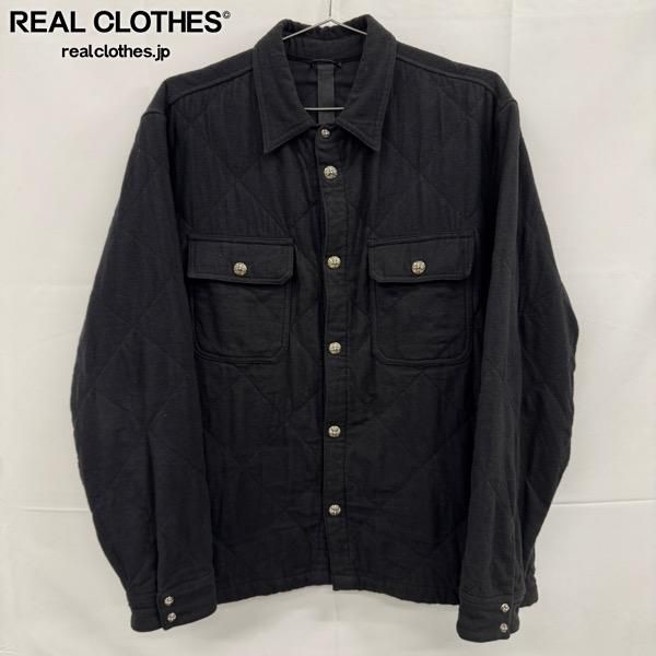 【JPタグ】CHROME HEARTS/クロムハーツ CTTN/LN WORK DOG SHIRT/ワークドッグ シャツ/XL