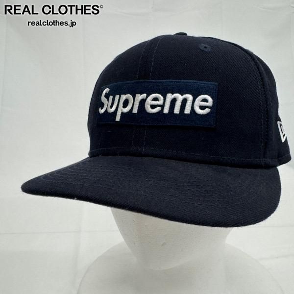 supreme NEWERA NYヤンキース ネイビー 7-1/2